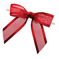 7/8" Pre-tied Ballet Bows W/ Wire Twist